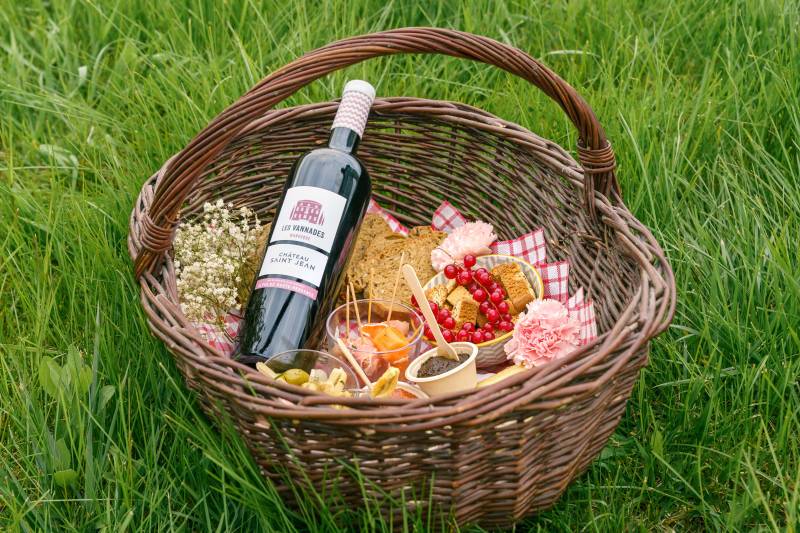 Pique-nique dans les vignes à Manosque
