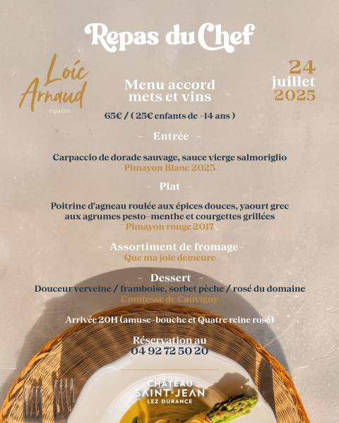 Repas du Chef