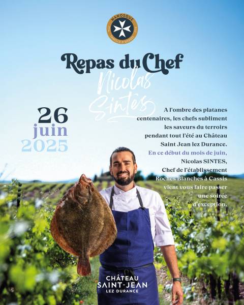 Dîner d’exception au Château Saint Jean – 26 juin 2025